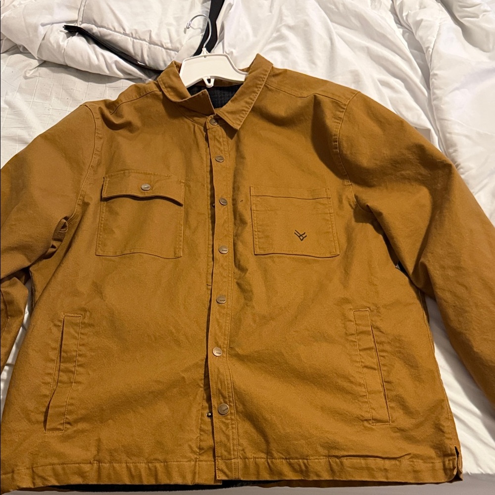 Men's Tan Shirt Jacket